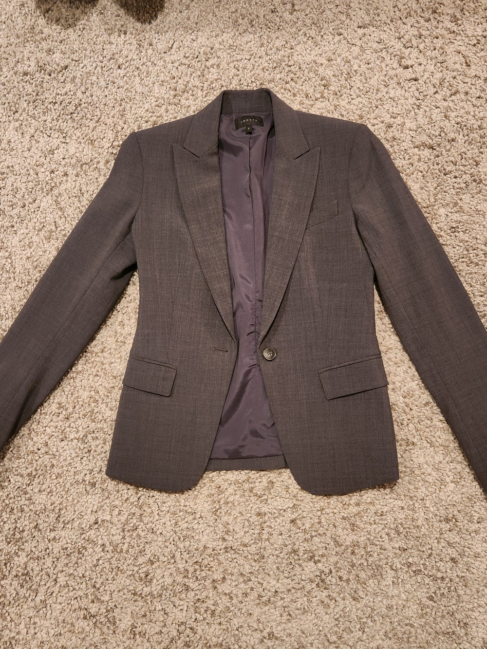 Theory Dark Gray Suit and Pant - Picture 2 of 6